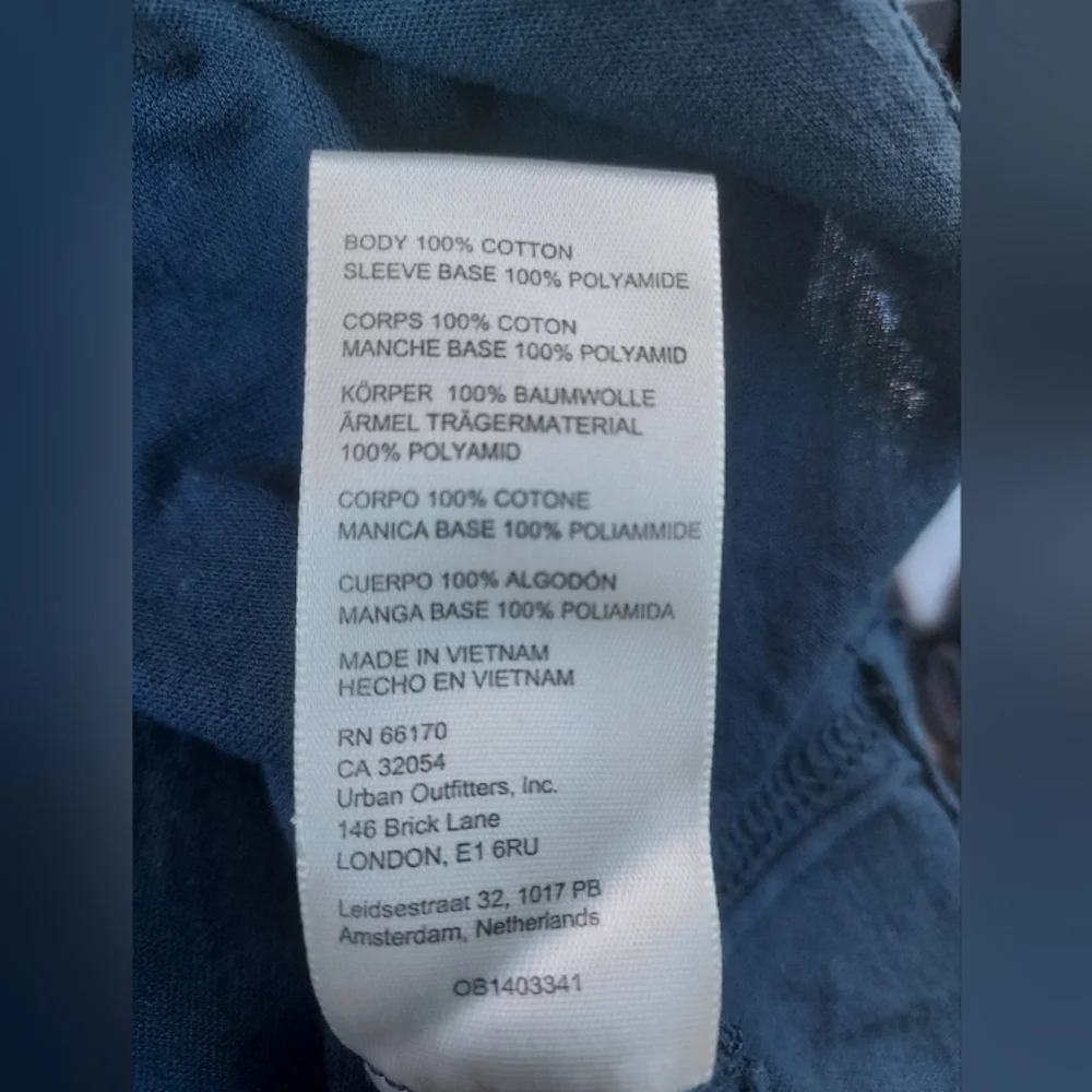 Free People Dark Teal Long Sleeve Sequin Top - Picture 6 of 11